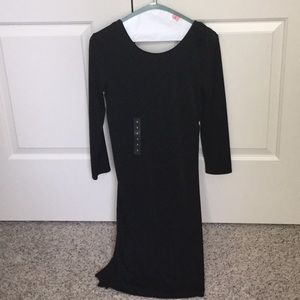New Fringed (feathered) black dress